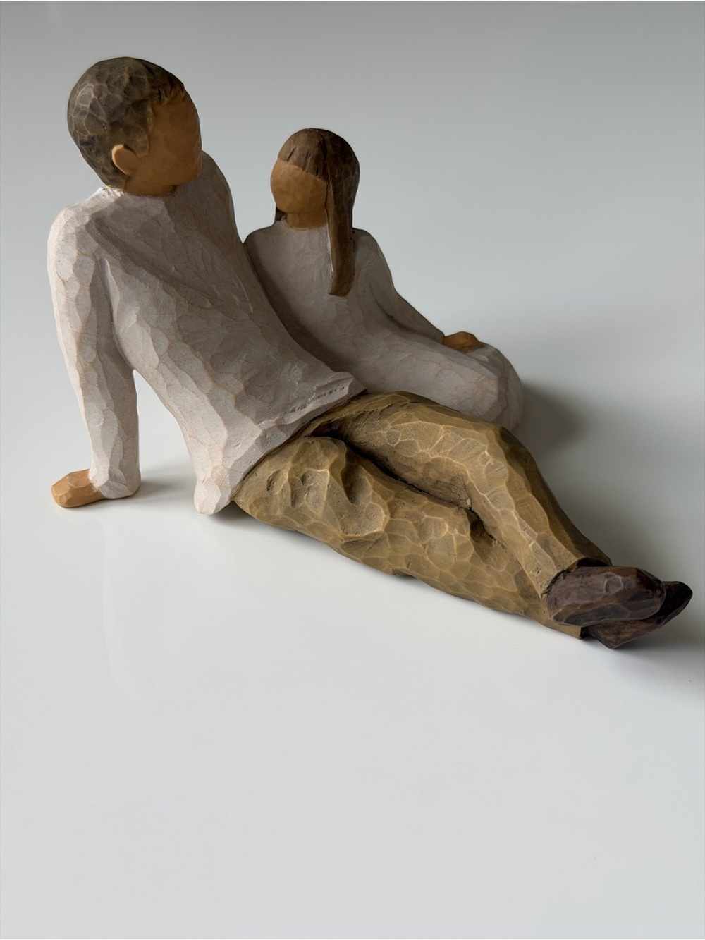 Willow Tree "Father and Daughter" Sculpted Resin Figurine by Susan Lordi 2000